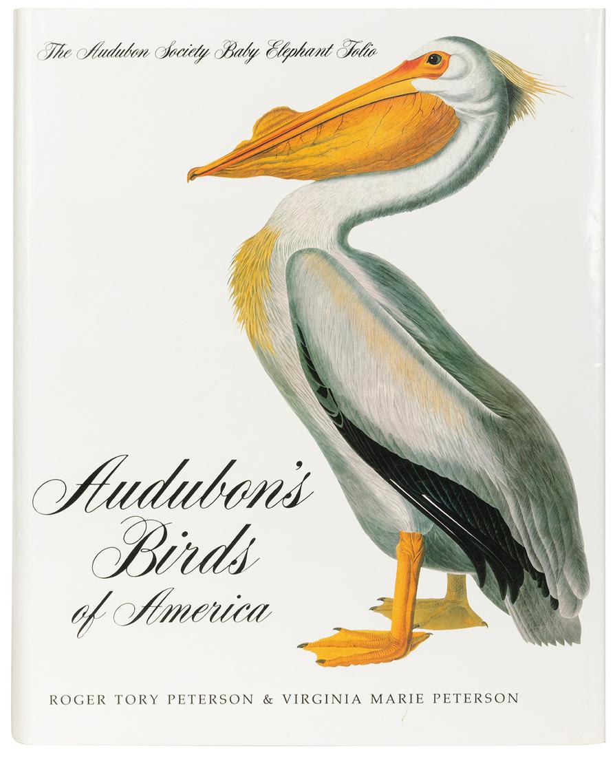 [AUDUBON, John James]. –– PETERSON, Roger Tory and Virginia...: [AUDUBON, John James]. –– PETERSON, Roger Tory and Virginia Marie. The Audubon Society Baby Elephant Folio: Audubon’s Birds of America. New York: Atrabras, [1981]. Folio. Numero