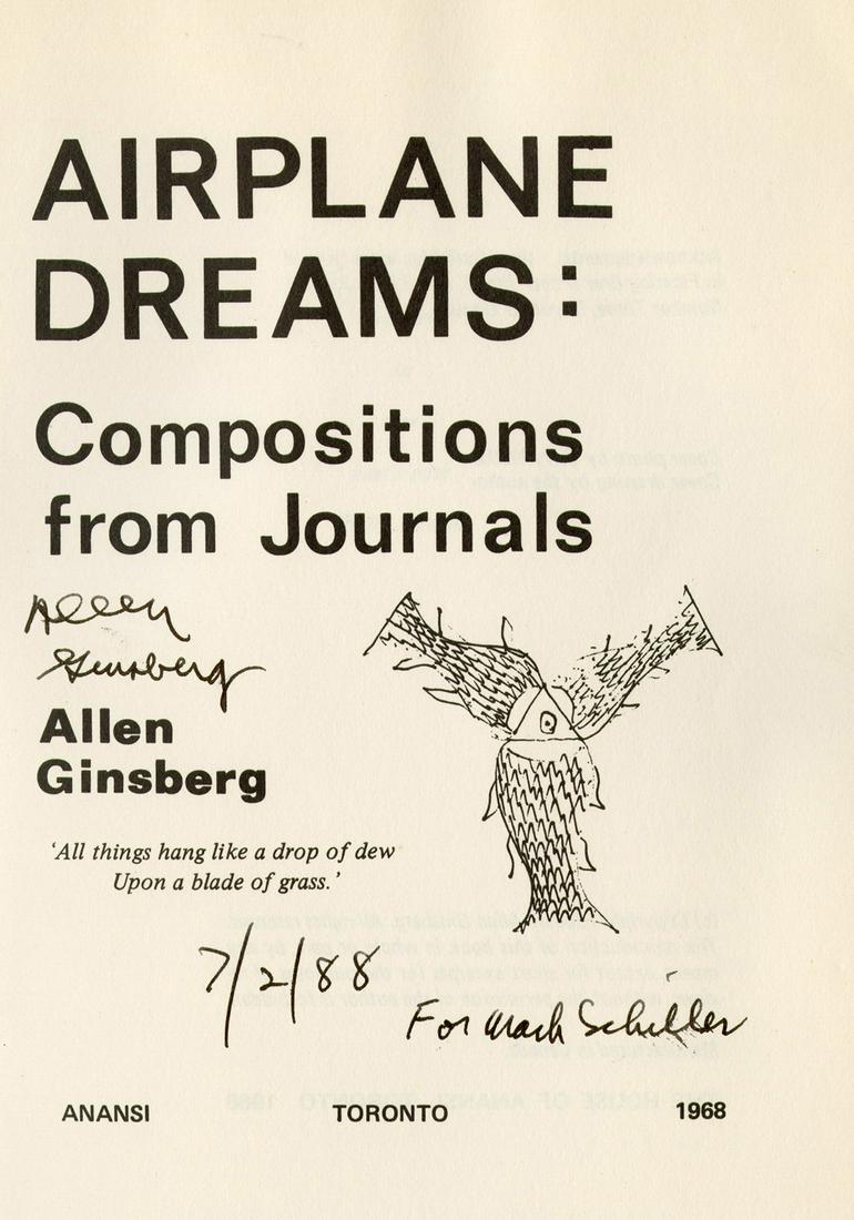 [THE BEATS]. GINSBERG, Allen (1926–1997). A pair of inscrib... (1 of 3)