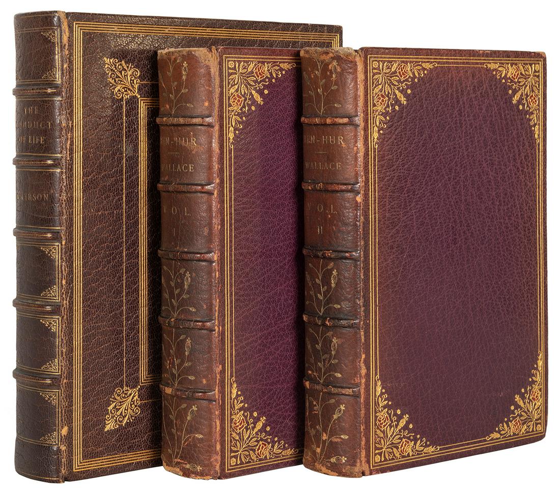 [BINDINGS – MONASTERY HILL]. A pair of works, including: WA... (1 of 1)