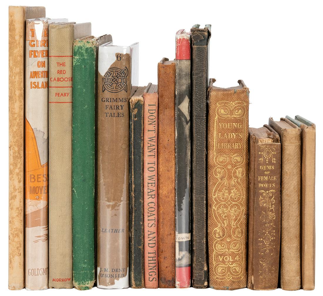 [CHILDREN’S LITERATURE]. A group of 15 titles, including: H...: [CHILDREN’S LITERATURE]. A group of 15 titles, including: Household Tales by the Brothers Grimm. Edited by Ernest Rhys for the “Everyman’s Library”. London and Toronto: J.M. De