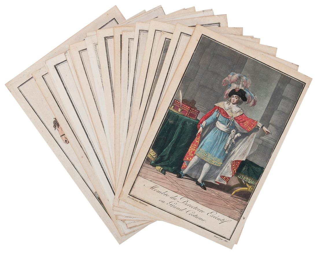 [COSTUME]. A group of 24 hand–colored aquatints from Jean F... (1 of 1)