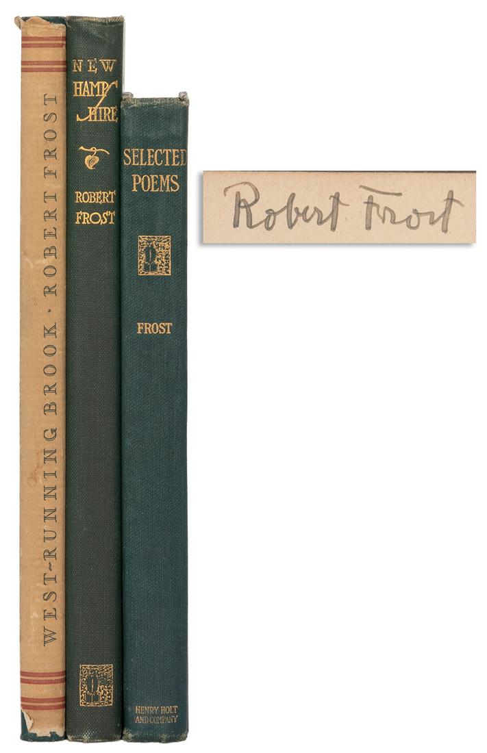 FROST, Robert (1874–1963). A group of 3 titles, including: ... (1 of 2)