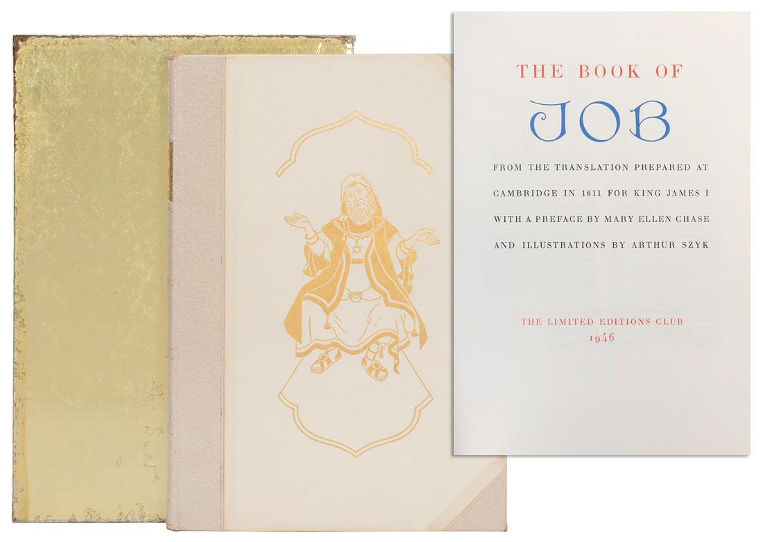 [LIMITED EDITIONS CLUB]. The Book of Job. New York: Limited... (1 of 3)