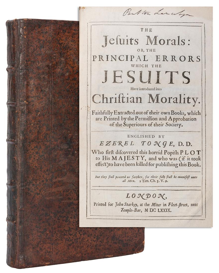 [THEOLOGY]. –– [ANTI–CATHOLIC]. PERRAULT, Nicolas (c. 1611–... (1 of 3)
