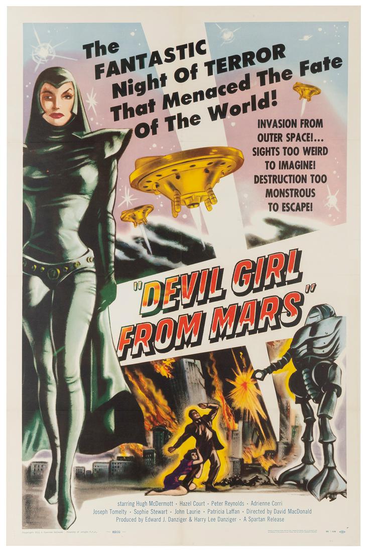 The Devil Girl from Mars. Spartan, 1955. One-sheet (41 x 26... (1 of 1)