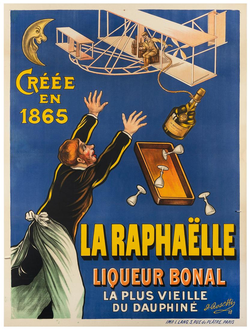 ROSETTI. La Raphaelle / Liqueur Bonal. 1908. Paris: I. Lang... (1 of 1)