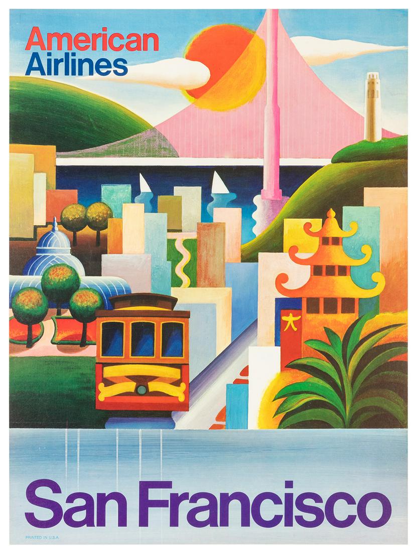 American Airlines / San Francisco. Circa 1970s. Airline pos... (1 of 1)