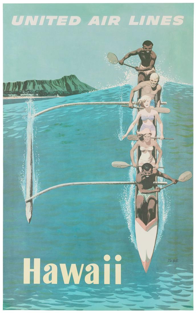 GALLI, Stan (1912-2009). United Airlines. Hawaii. Circa 196... (1 of 1)
