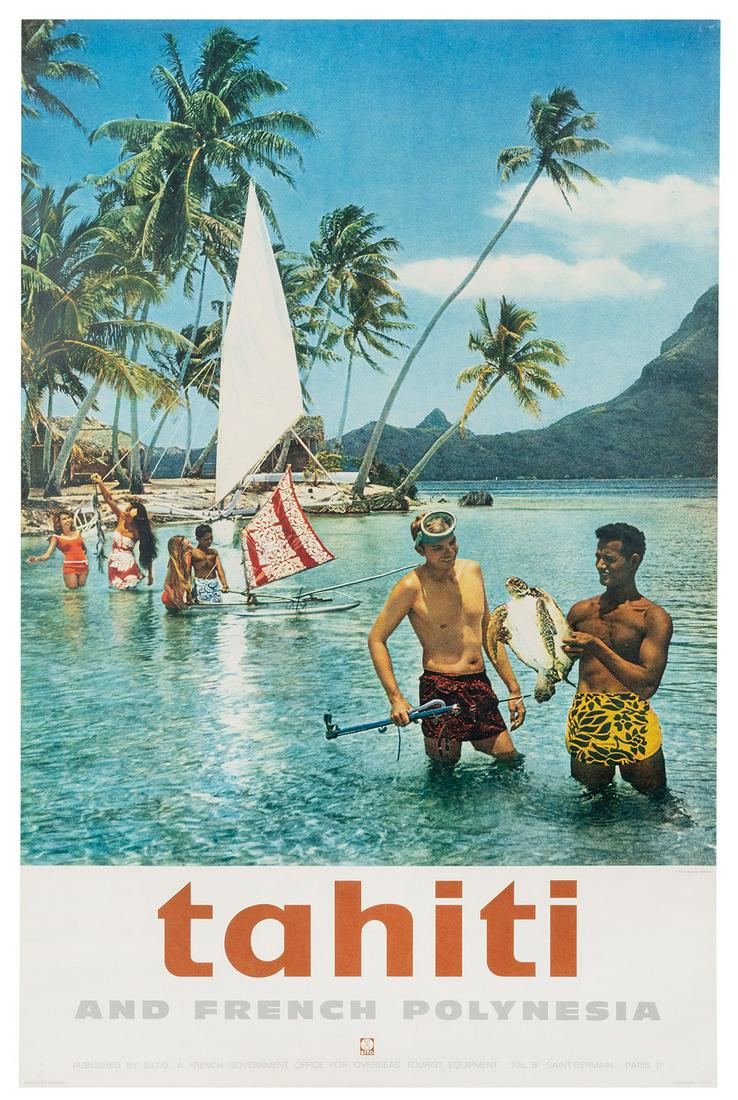 Tahiti and French Polynesia. Paris: Perceval, 1960s. Photog... (1 of 1)