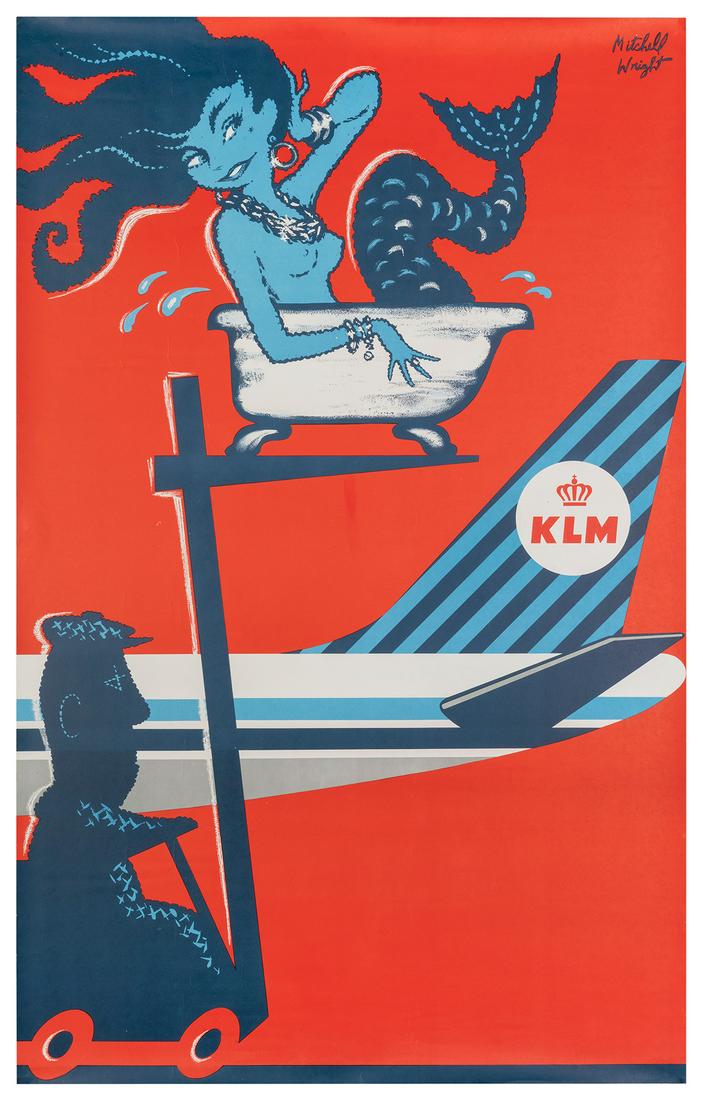 WRIGHT, Mitchell. KLM / [Air Cargo]. Circa 1960s. A topless... (1 of 1)