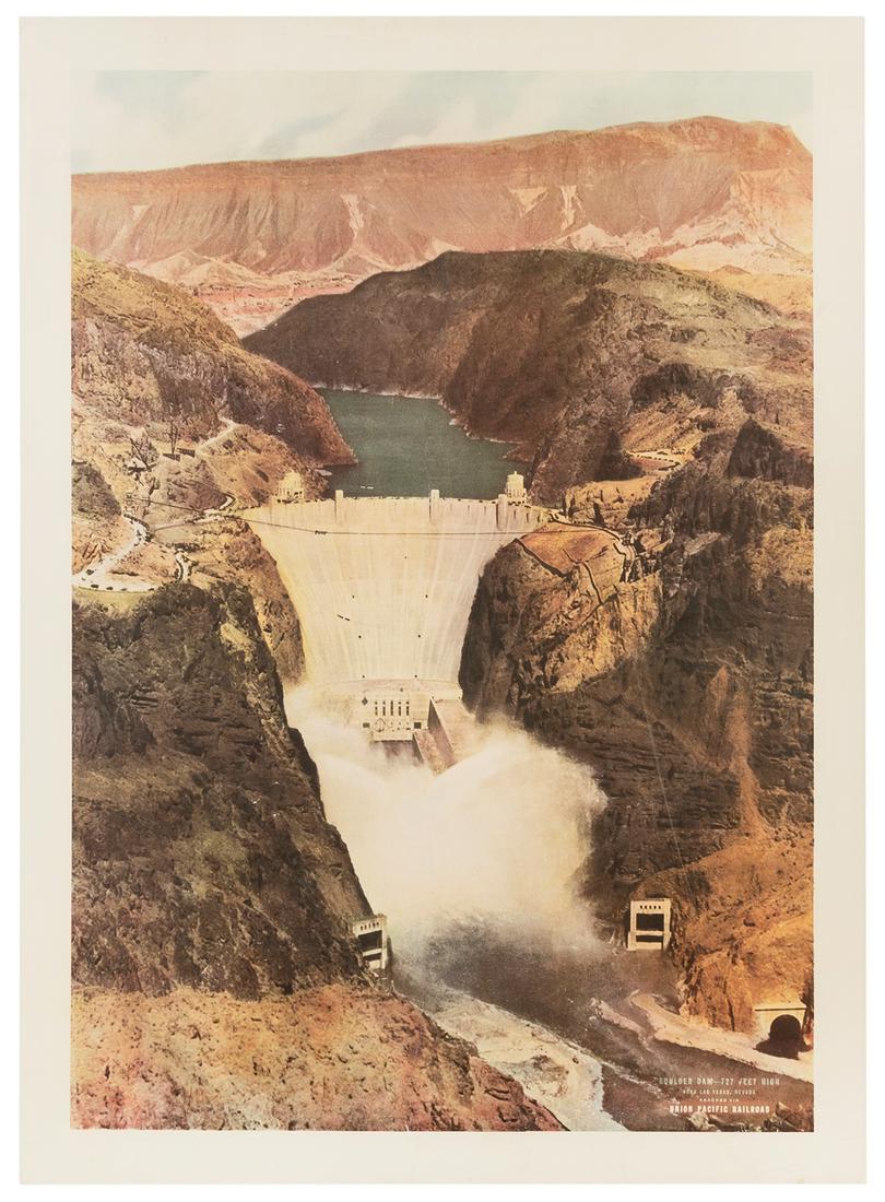 Union Pacific Railroad / Boulder Dam. Circa 1930s. Travel p... (1 of 1)