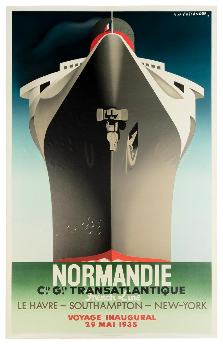 CASSANDRE, A.M. (1901-1968). Normandie. 1998. H[enri] Mouro... (1 of 1)