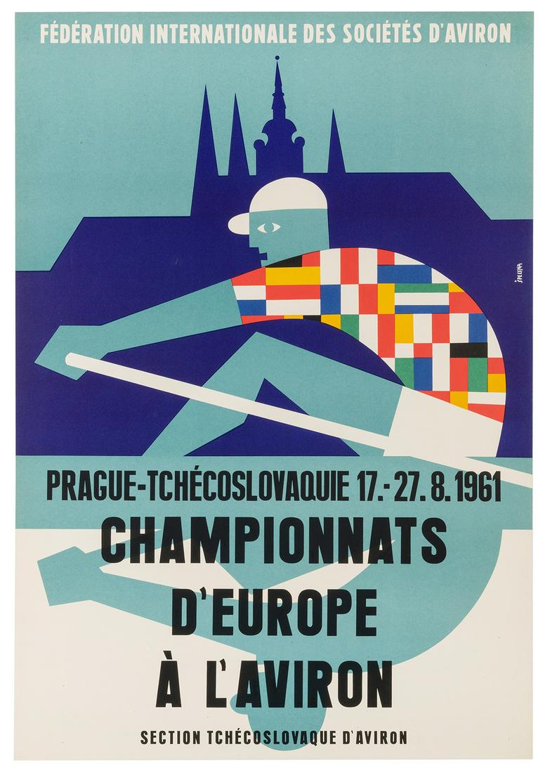 [ROWING]. SPELINA. Championnats D’Europe A L’Aviron. 1961. ... (1 of 1)