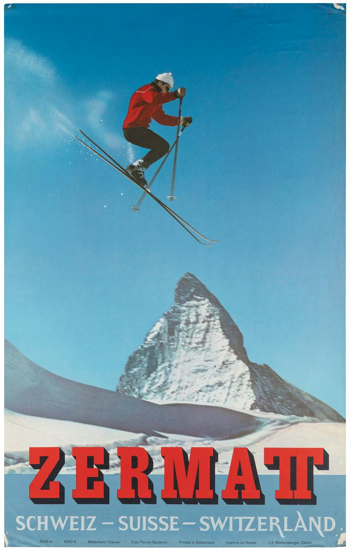 Zermatt / Switzerland. Zurich: J.E. Wolfensberger, ca. 1960... (1 of 1)