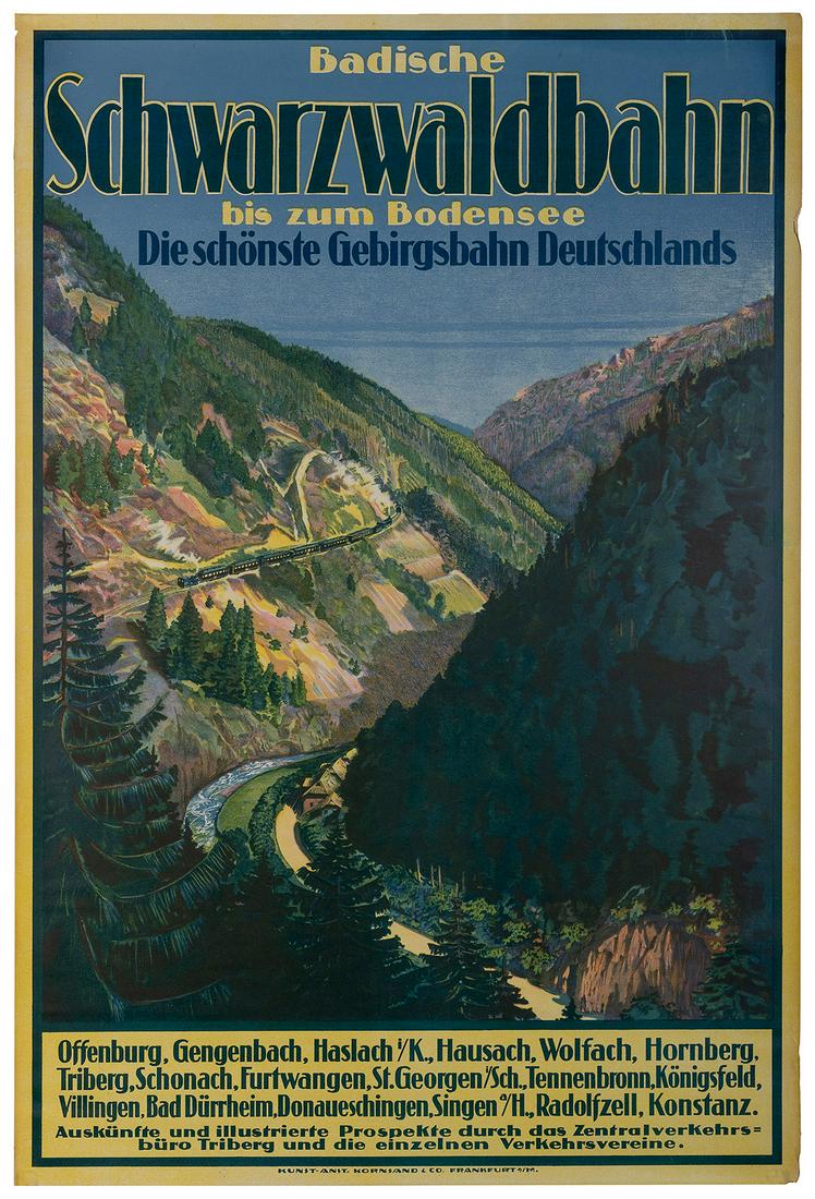 Badische Schwarzwaldbahn bis zum Bodensee. Frankfurt A/M: K... (1 of 1)