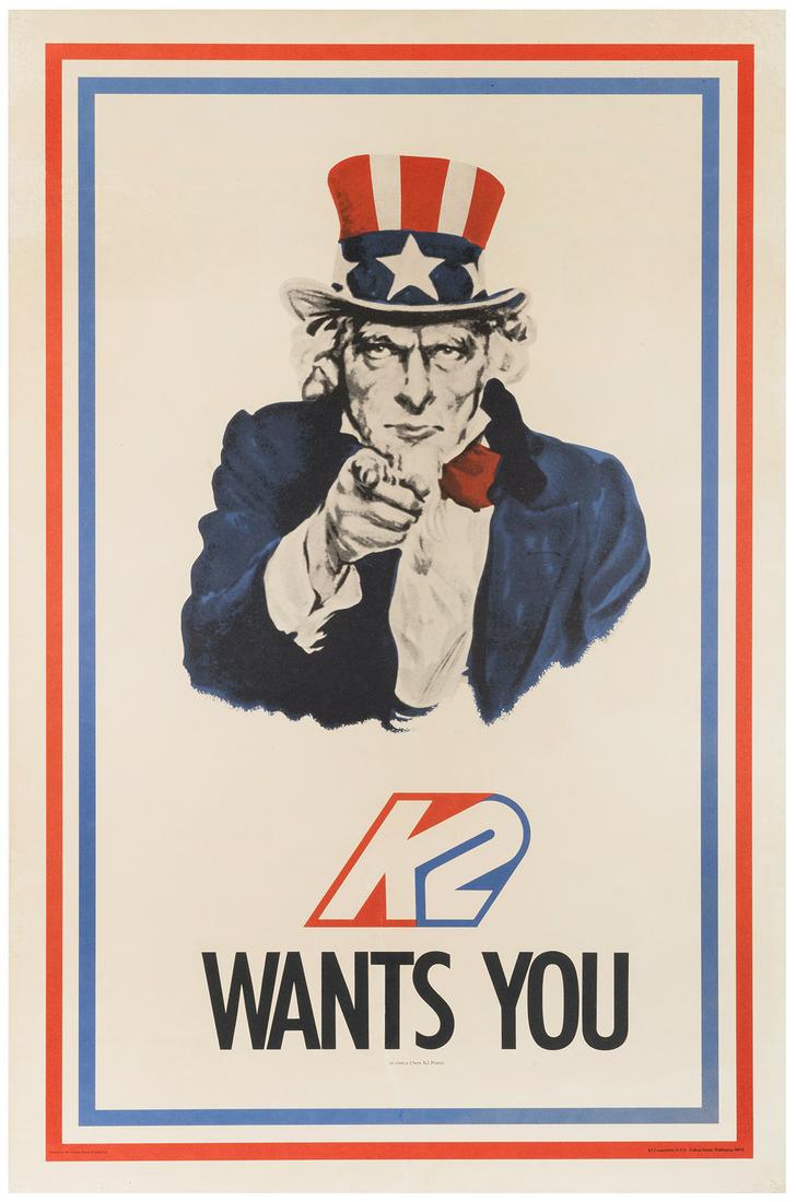 K2 Wants You. Vashon Island, WA: K2 Corp, ca. 1970s. Poster... (1 of 1)