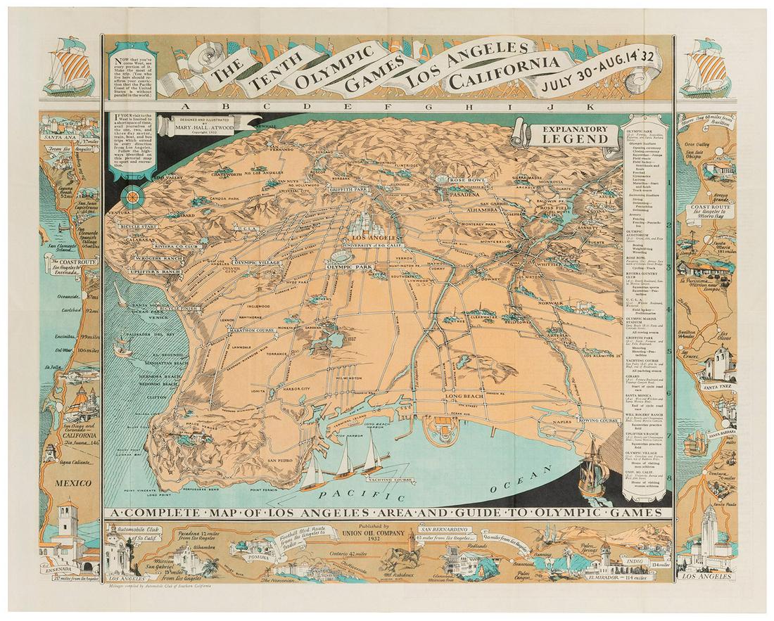 [OLYMPICS]. ATWOOD, Mary Hall (1894-1950). The Tenth Olympi... (1 of 2)
