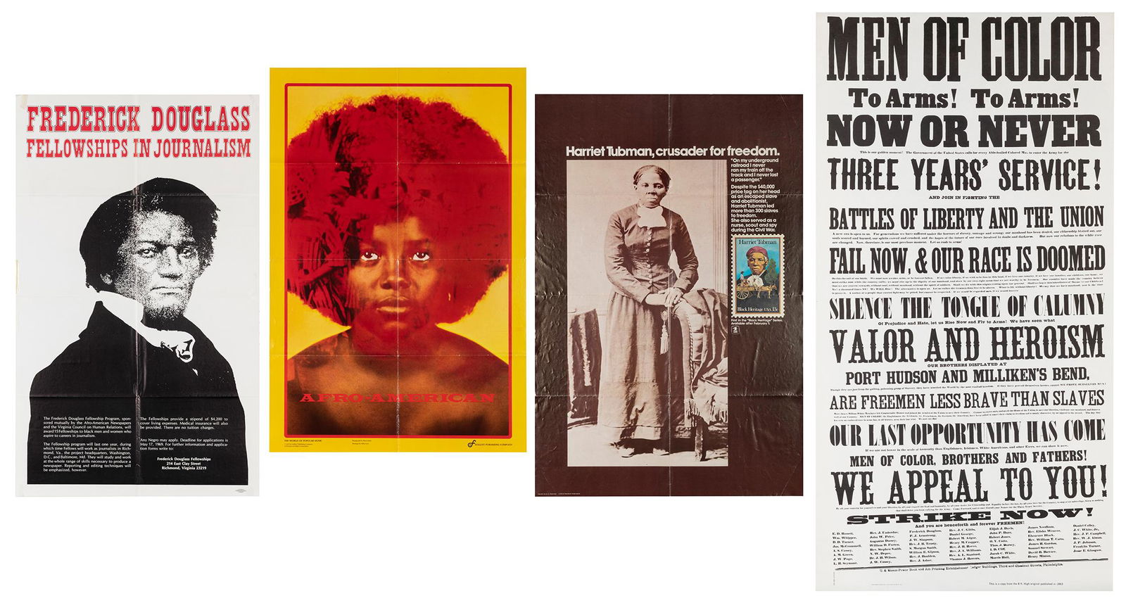 [AFRICAN AMERICAN]. Group of Black history and celebration ... (1 of 5)