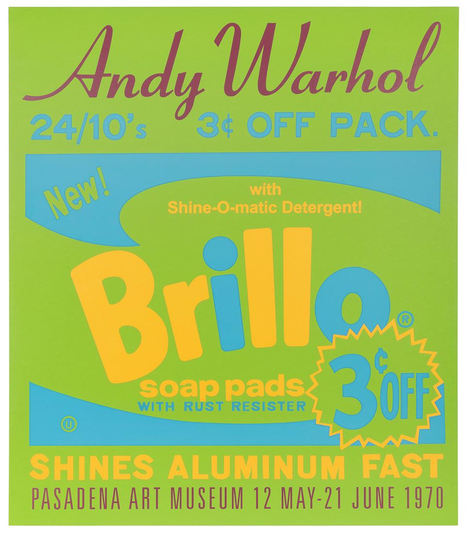 WARHOL, Andy (1928-1987). Brillo Soap Pads. 1970. Silkscree... (1 of 1)