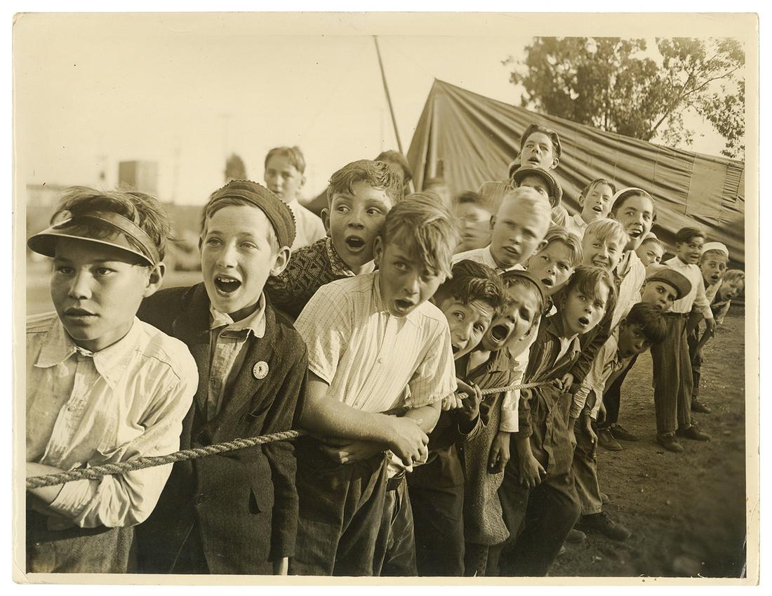[CIRCUS]. Lot of 13 American circus photographs. V.d. (bulk... (1 of 13)