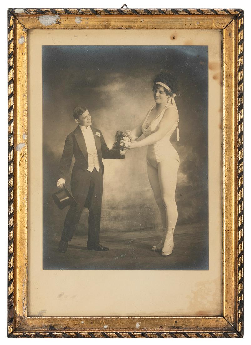 Circus Giantess photograph. N.p, n.d. (ca. 1910s?). Silver ... (1 of 1)
