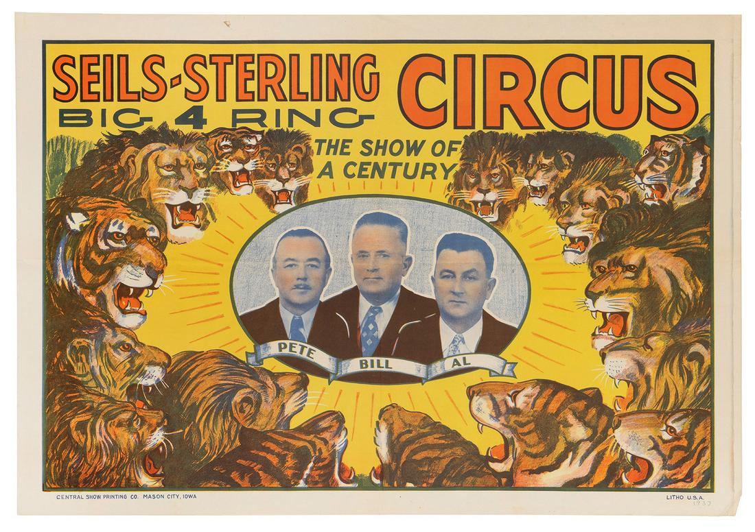 Seils-Sterling Big 4-Ring Circus. Central Show Ptg., Mason ... (1 of 1)