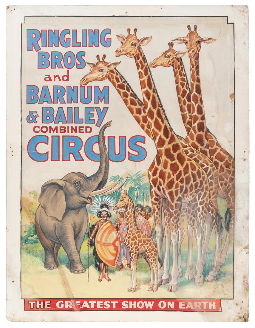 Ringling Bros. and Barnum & Bailey / Erie Litho Poster Maqu... (1 of 1)