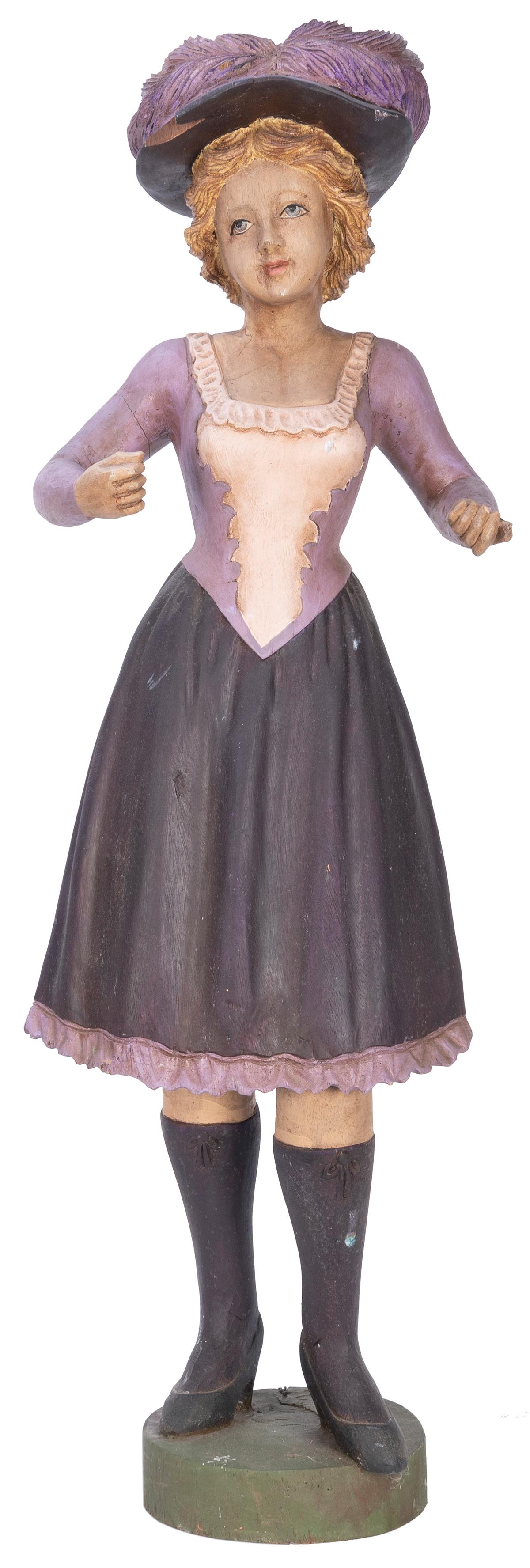 Carved Carousel Band Organ Figure. Circa 19th/20th century.... (1 of 2)