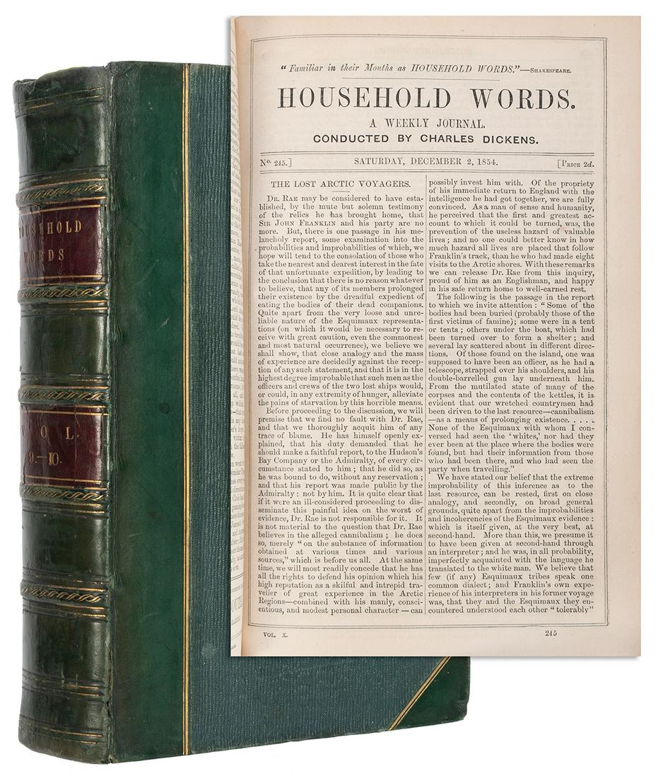 [RAE, John, Dr. (1813–1893)]. –– DICKENS, Charles (1812–187... (1 of 3)