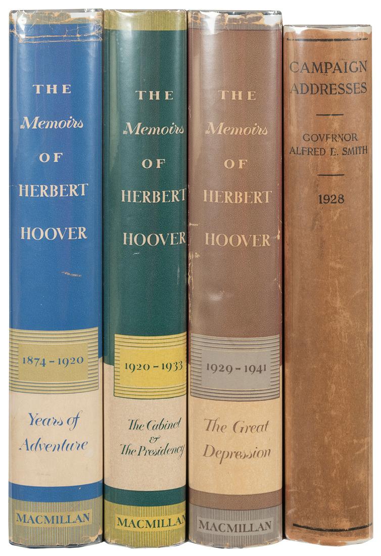 HOOVER, Herbert (1874–1964). The Memoirs of… New York: The ... (1 of 1)