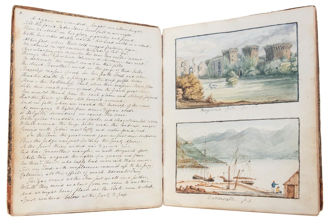 [TRAVEL]. PAGE, John, Rev. â€œJournal of a Tour chiefly into North Wales 1833” [An original (1 of 6)