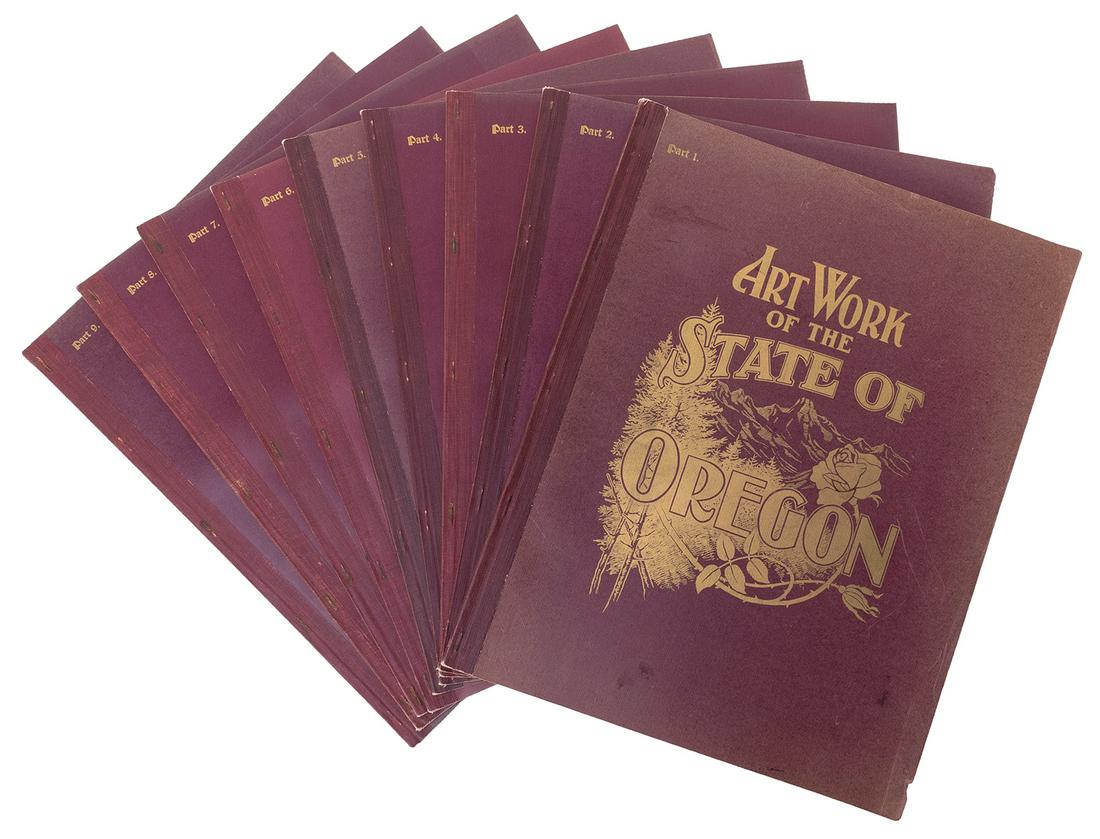 [OREGON]. Art Work of the State of Oregon. Portland: W.D. H... (1 of 3)