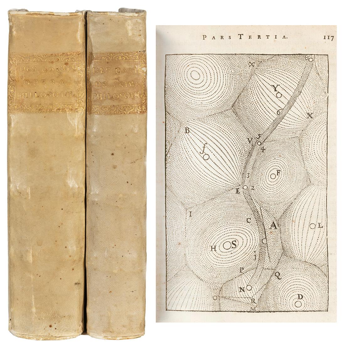 DESCARTES, René (1596–1650). [Opera philosophica…]. Amsterd... (1 of 4)