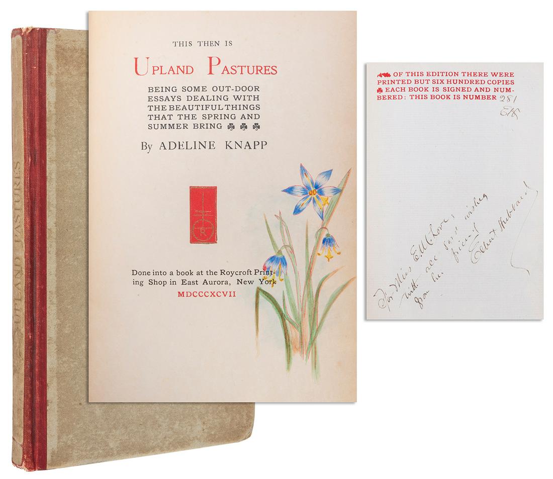 [ROYCROFT]. KNAPP, Adeline (1860-1909). Upland Pastures. Ea... (1 of 6)