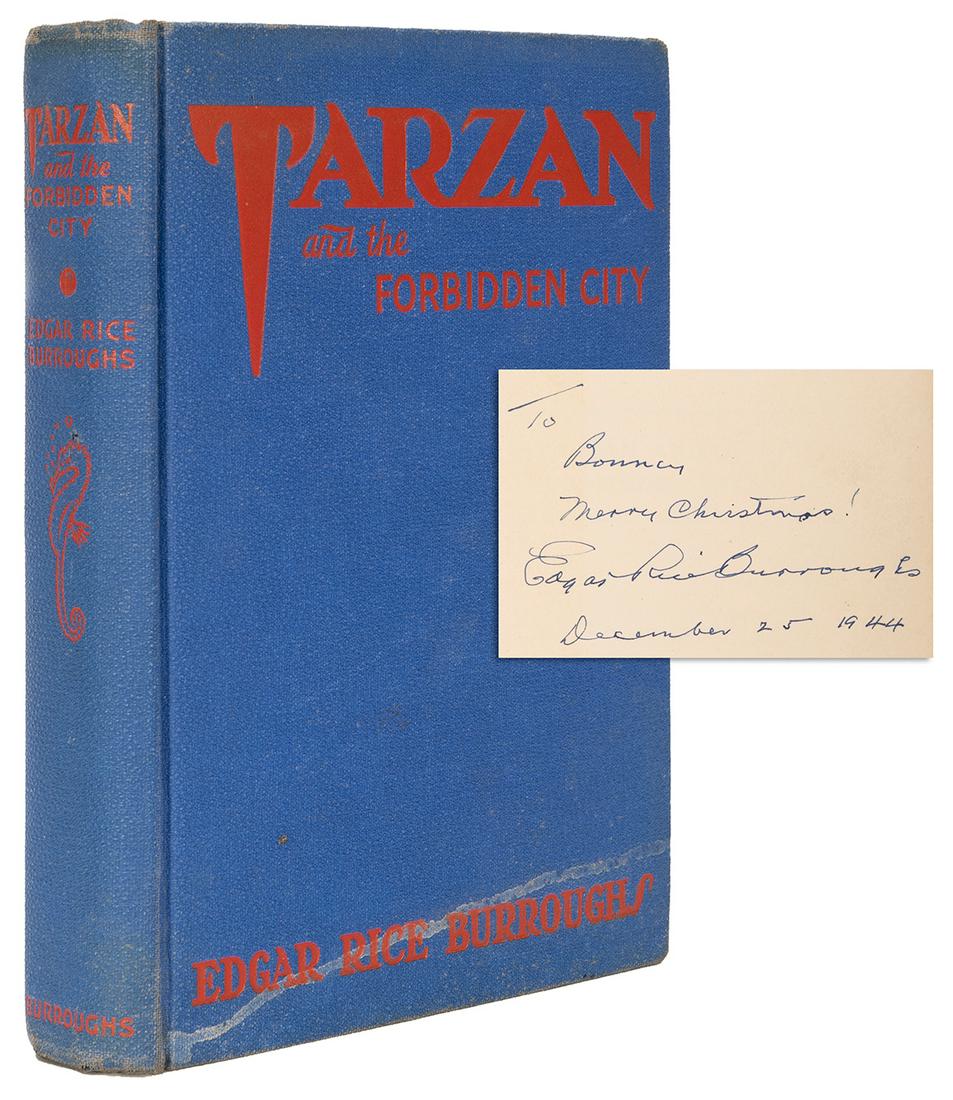 BURROUGHS, Edgar Rice (1875–1950). Tarzan and the Forbidden... (1 of 3)