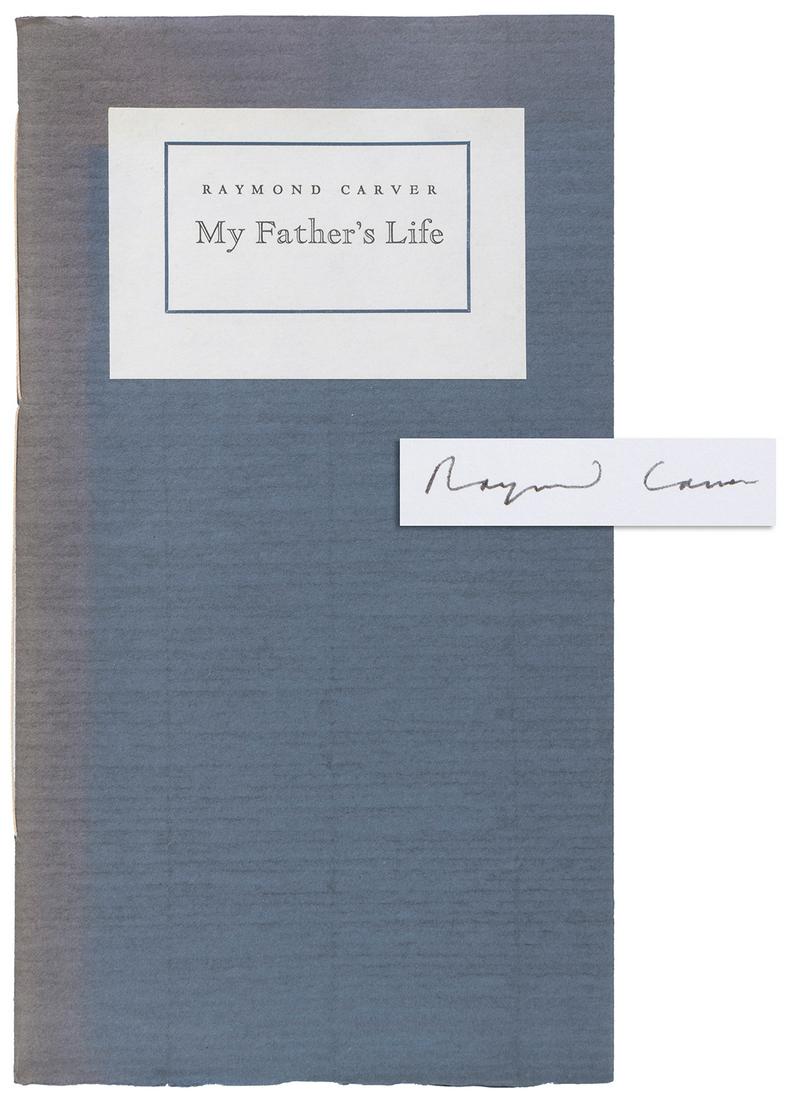 CARVER, Raymond (1938–1988). My Father’s Life. Derry, NH an... (1 of 4)