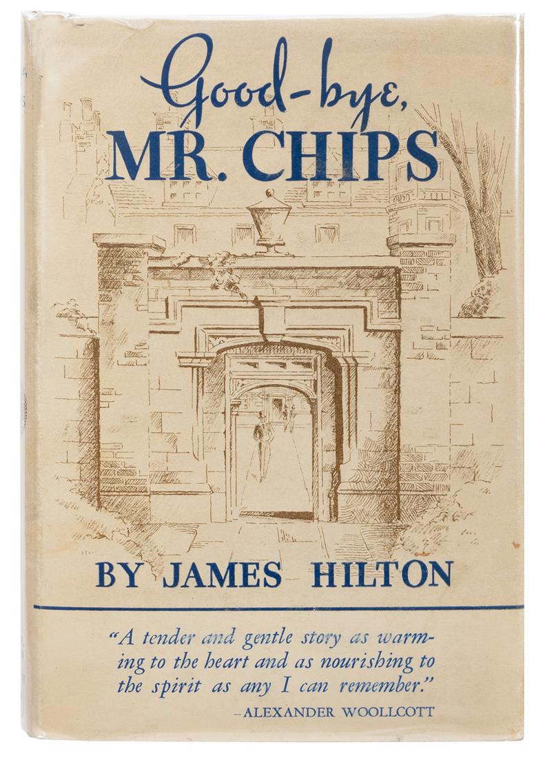 HILTON, James (1900–1954). Good–bye, Mr. Chips. [Boston]: L... (1 of 2)