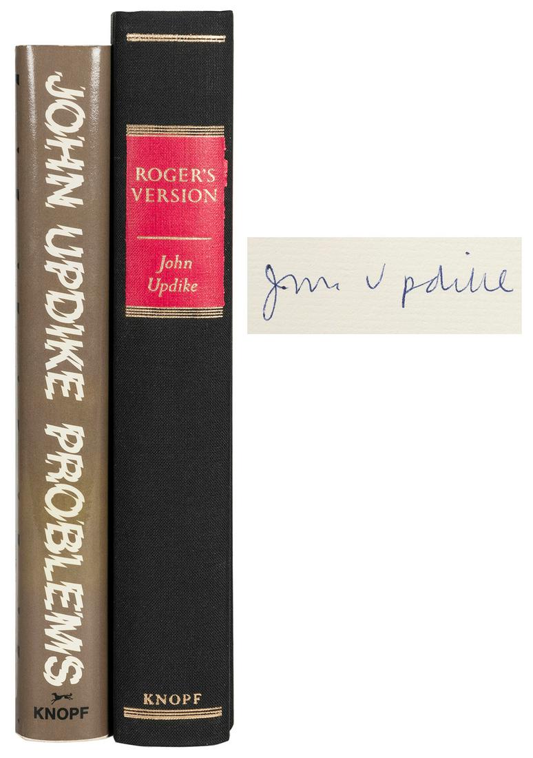 UPDIKE, John (1932–2009). A pair of signed limited editions... (1 of 3)