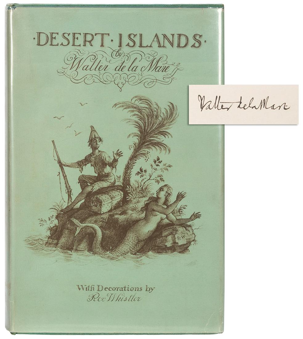 [WHISTLER, Reginald John “Rex” (1905–1944)]. –– DE LA MARE,... (1 of 4)