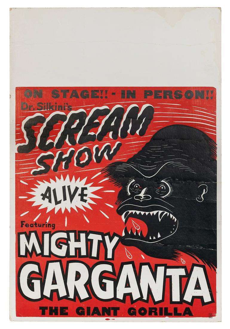 SILKINI (JACK BAKER). DR. SILKINI’S SCREAM SHOW. MIGHTY GAR... (1 of 1)
