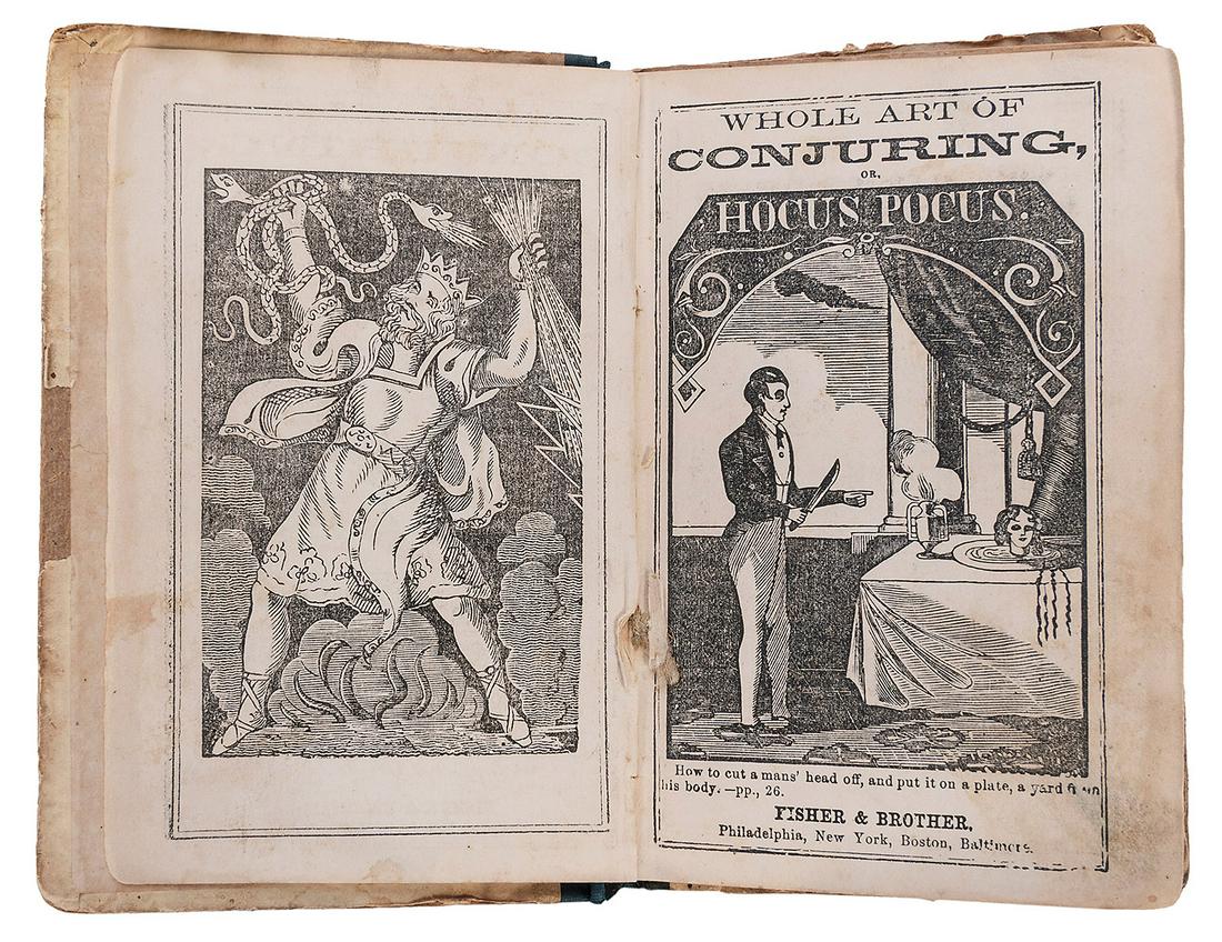 THE WHOLE ART OF CONJURING, OR HOCUS POCUS. Philadelphia, N... (1 of 2)