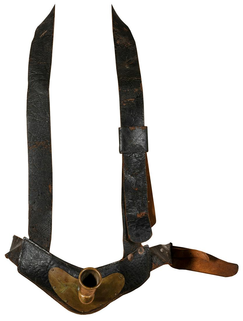 [CIVIL WAR]. Flag-bearer’s belt with original brass and tin... (1 of 2)