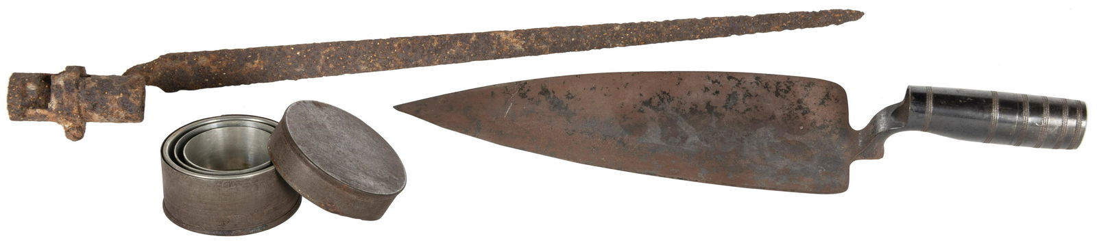 [CIVIL WAR]. A group of 3 metal relics. [V.p., v.d.]. Inclu... (1 of 1)