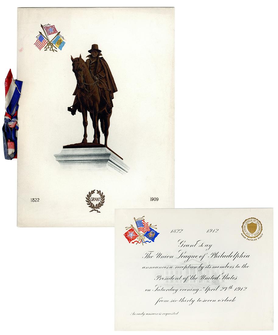 GRANT, Ulysses S. (1822-1885). A program and invitation fro... (1 of 1)