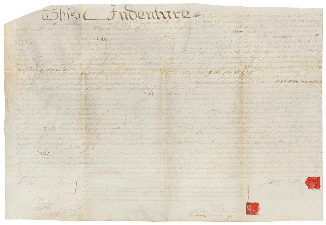 MORRIS, Robert (1734-1806) and WILLING, Thomas (1731-1821).... (1 of 2)