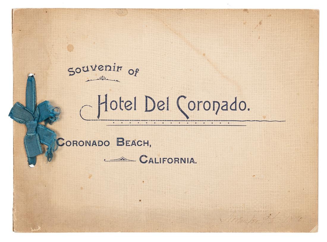 [SAN DIEGO]. Souvenir of Hotel Del Coronado Coronado Beach,... (1 of 3)
