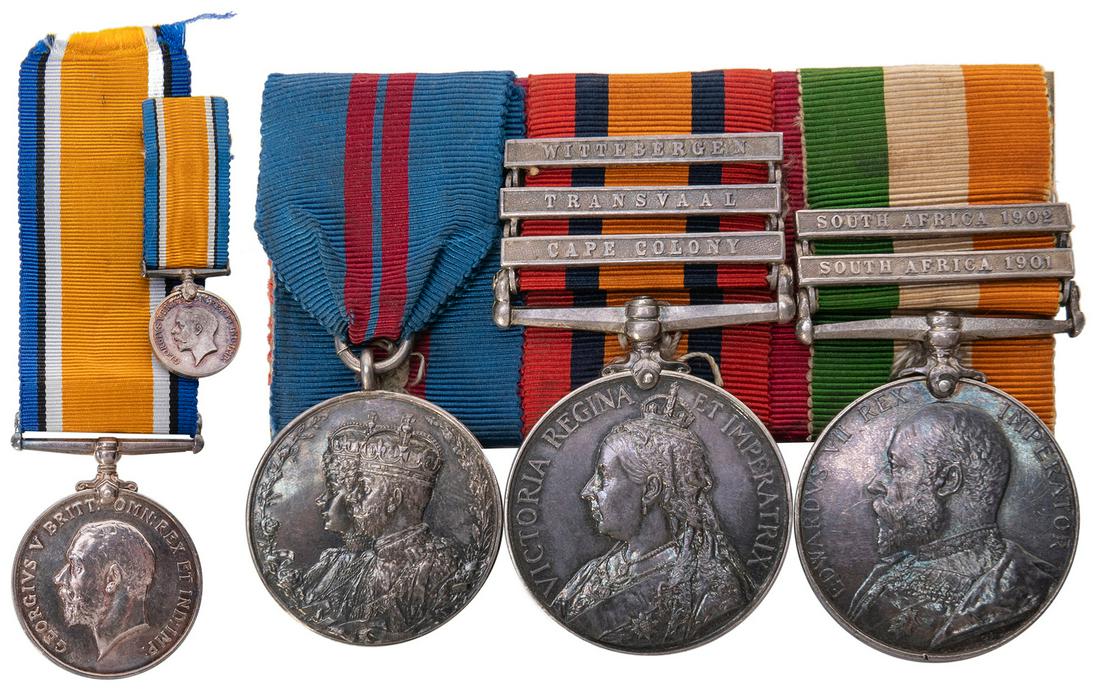 [MEDALS]. [ENGLAND]. A group of 5 British medals; 3 from th... (1 of 5)