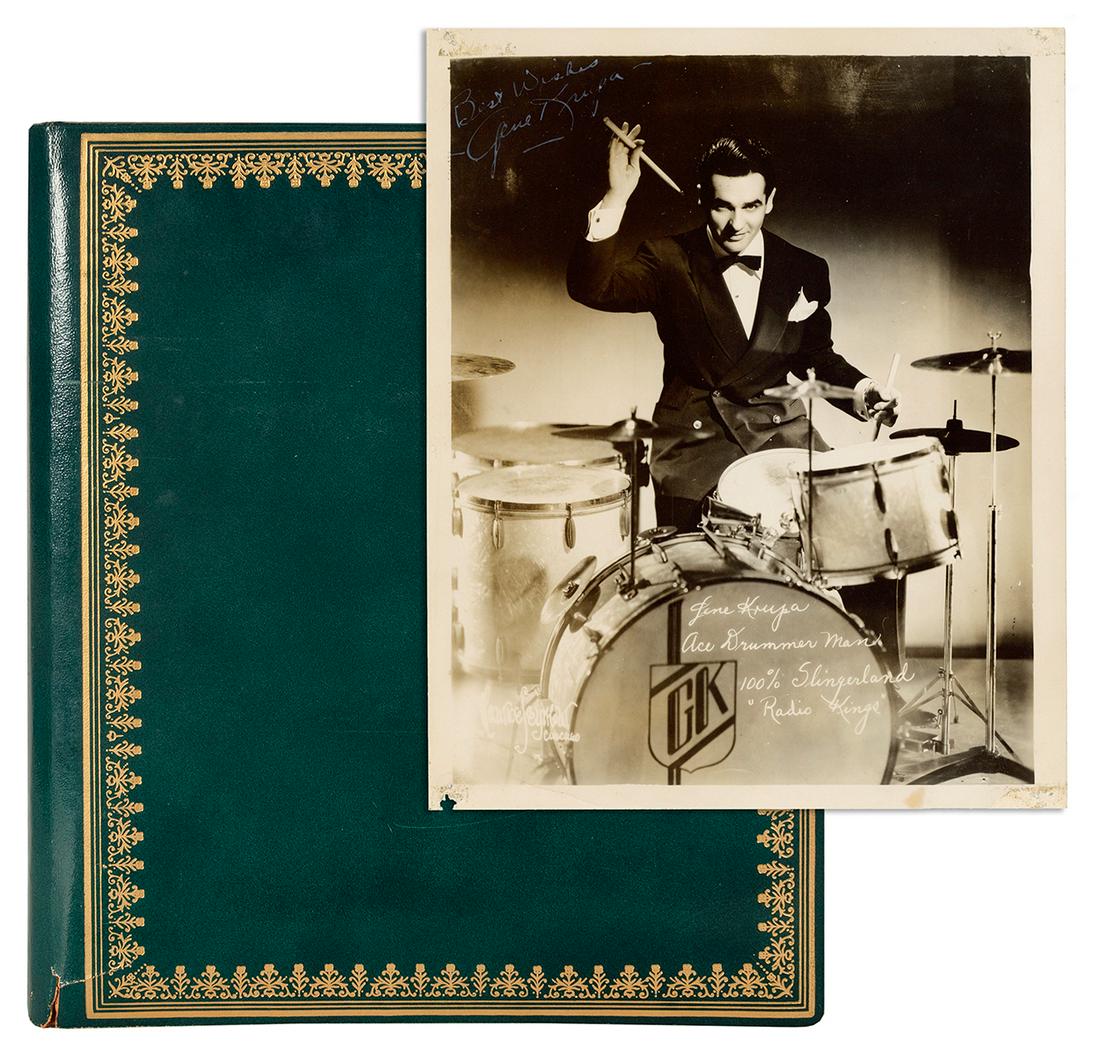 [AMERICAN DRUMMERS]. A pair of photo albums of publicity ph... (1 of 5)
