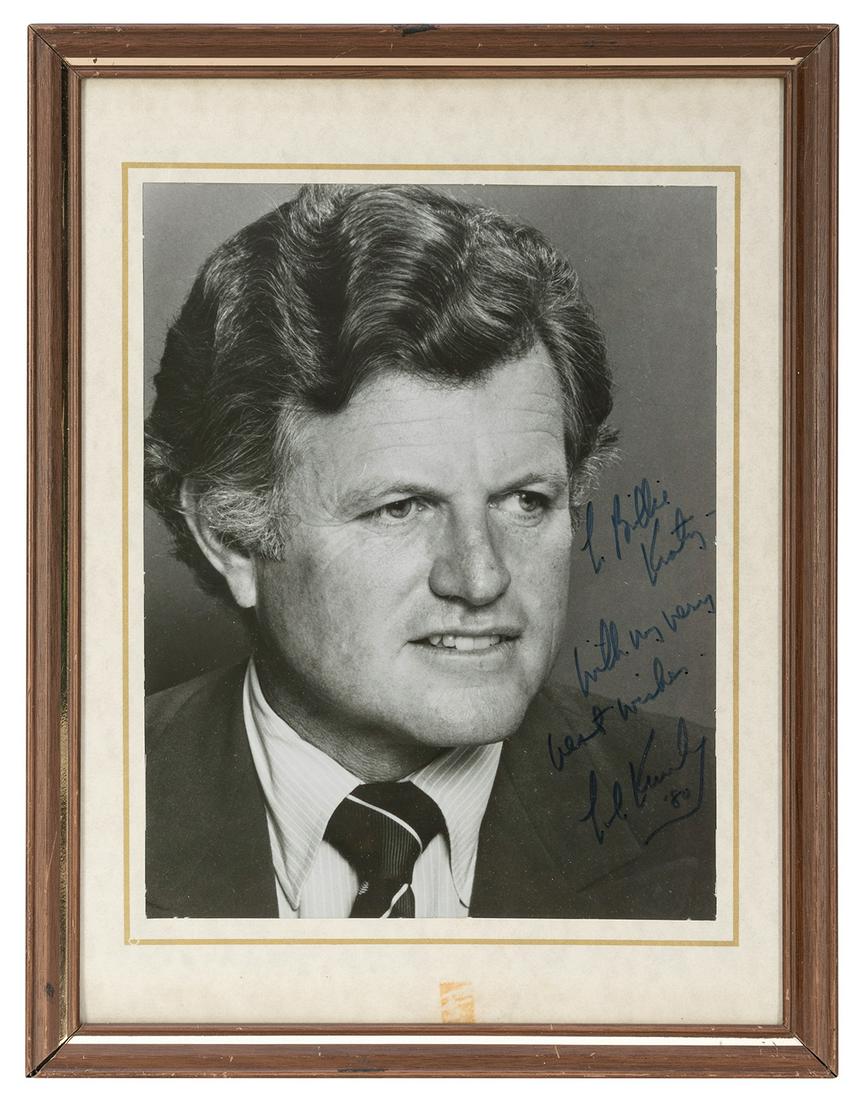 KENNEDY, Edward (“Ted”) (1932-2009). Inscribed Photograph (... (1 of 1)