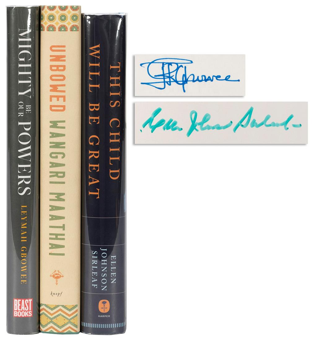 [AFRICAN FEMALE LEADERS]. A group of 3 books by African Fem... (1 of 4)